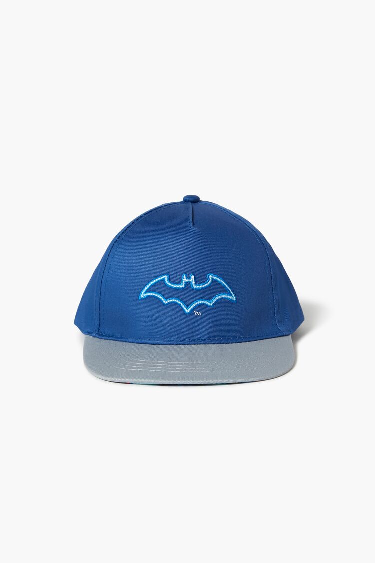Forever 21 Kids Batman Baseball Cap (Girls + Boys) Blue