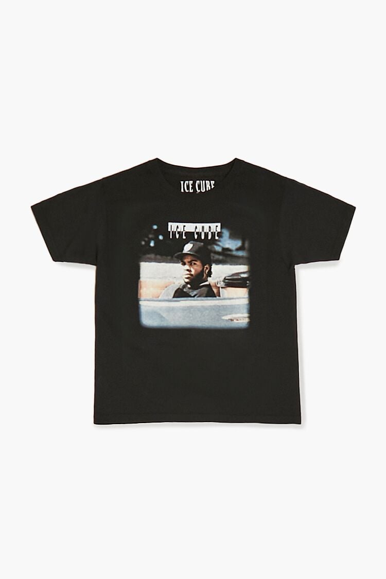 Forever 21 Kids Ice Cube T-Shirt (Girls + Boys) Black/Multi
