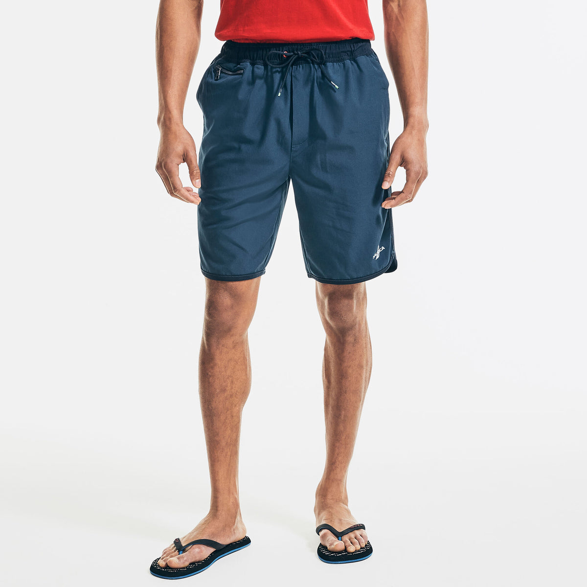 Nautica Men's 9" Stretch Performance Short Deep Dive Wash
