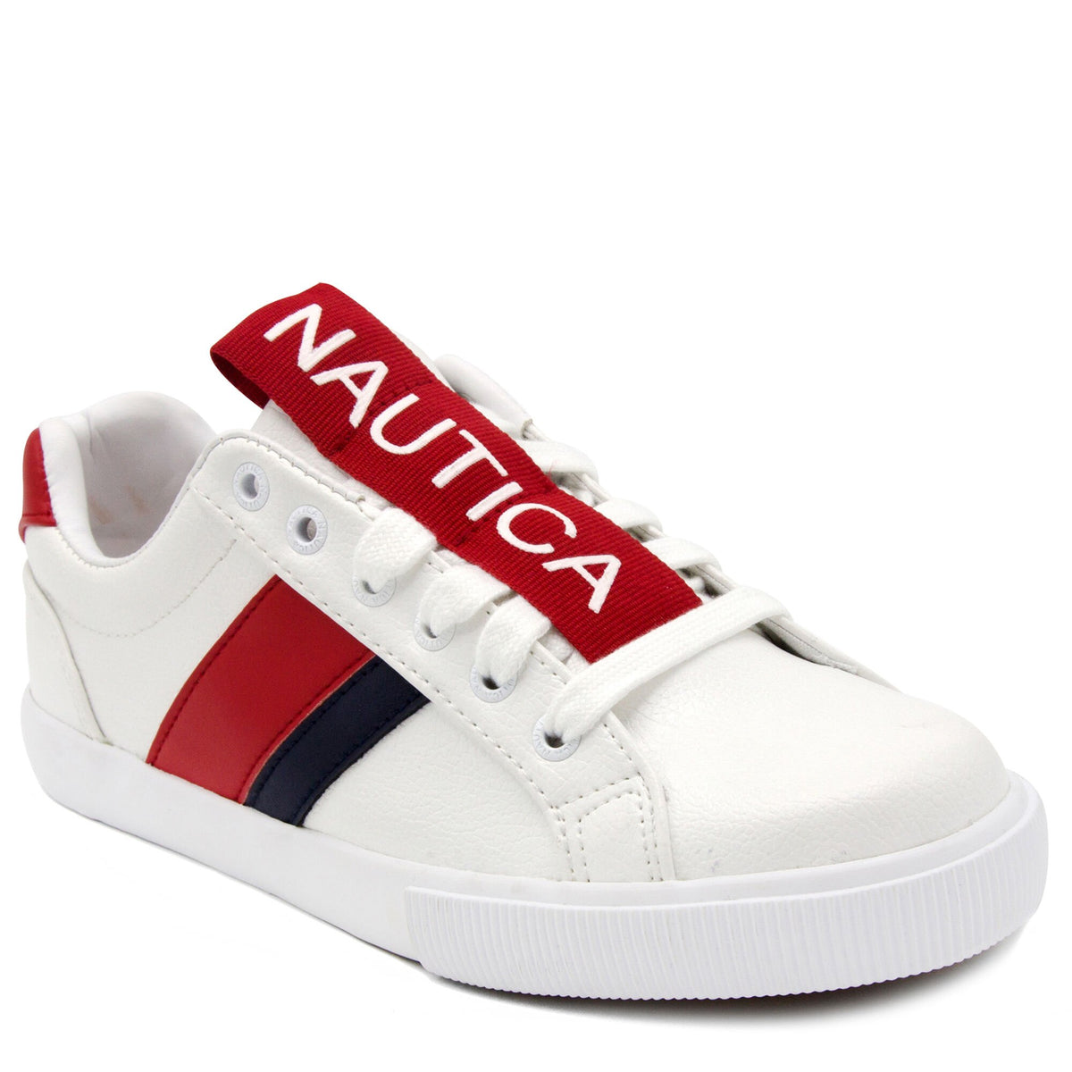 Nautica Women's Lace-Up Sneaker Antique White Wash