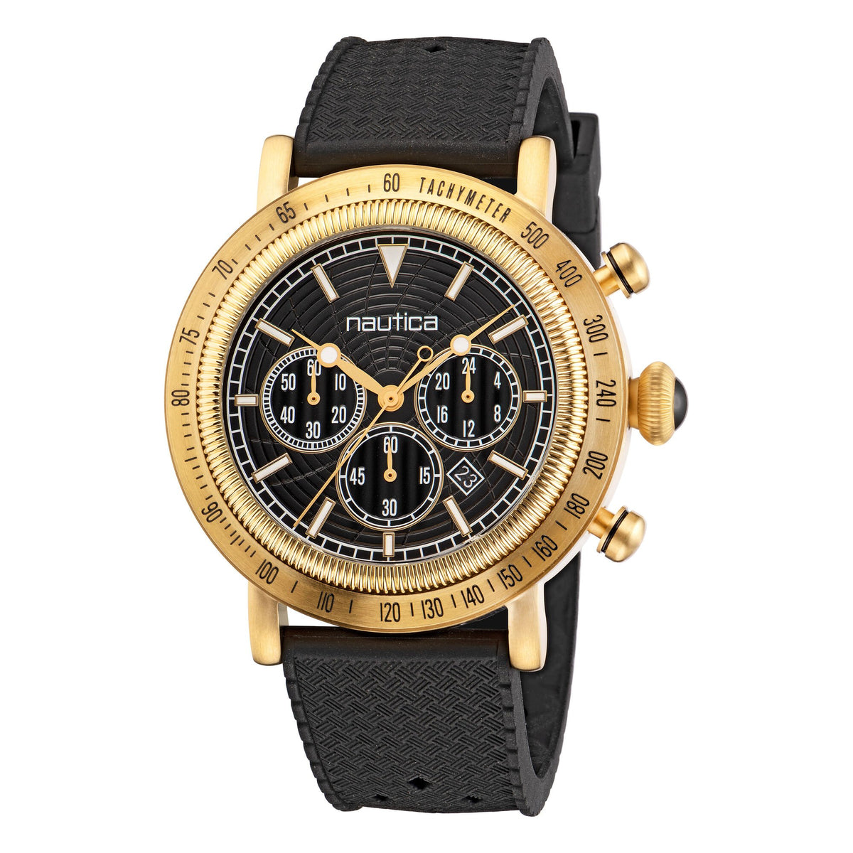 Nautica Men's Spettacolare Reissue Silicone Chronograph Watch Multi