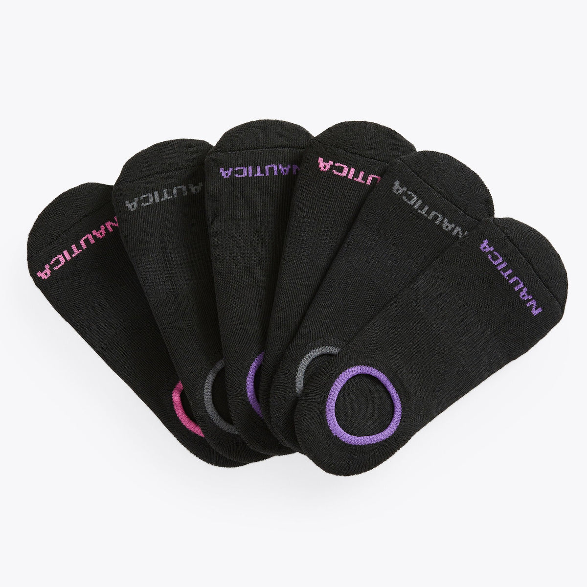 Nautica Women's Stretch Liner Socks Multi