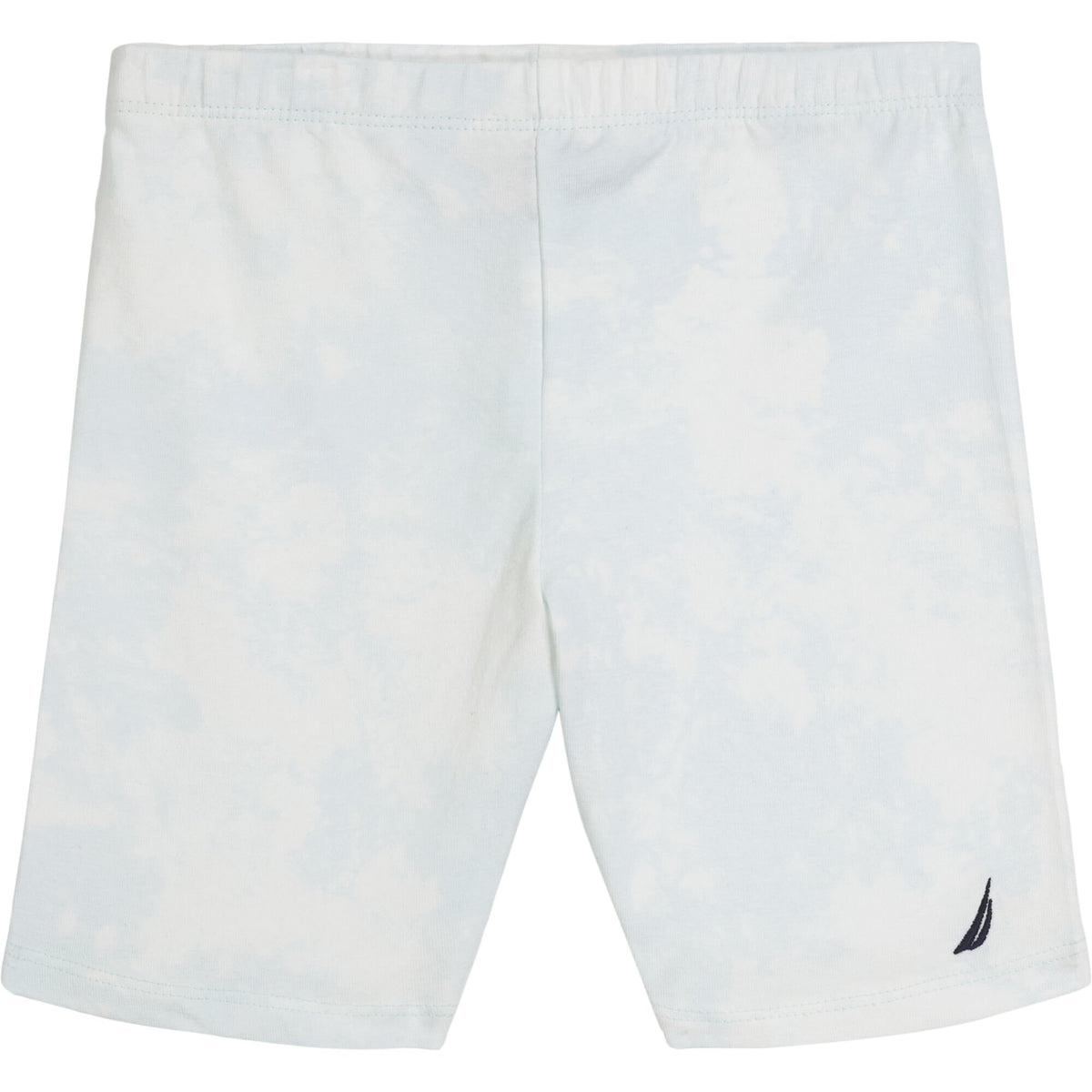 Nautica Little Girls' Cloud Tie-Dye Bike Short (4-6X) Worn Chambray