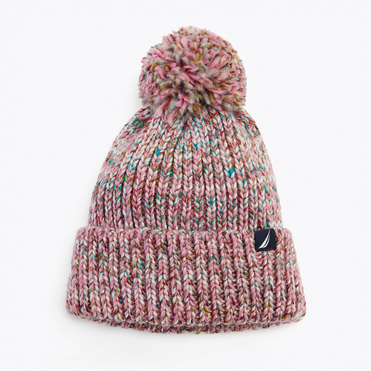 Nautica Women's Chunky Flecked Hat New Pink