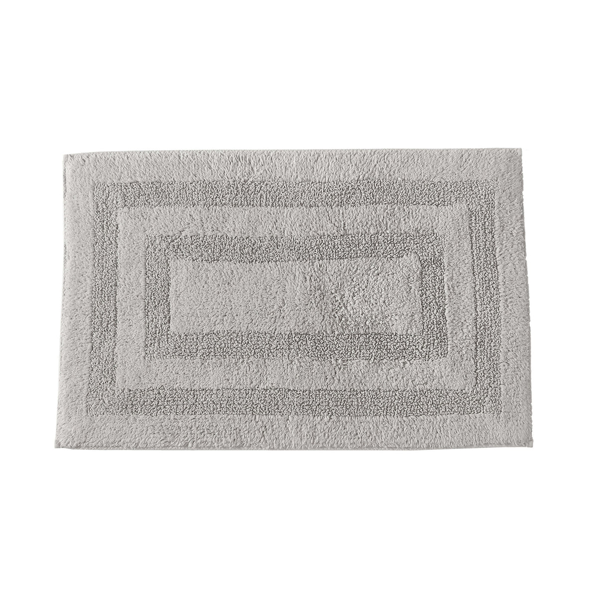 Nautica Micellar Solid Grey Reversible Bath Rug Set Bay Grey