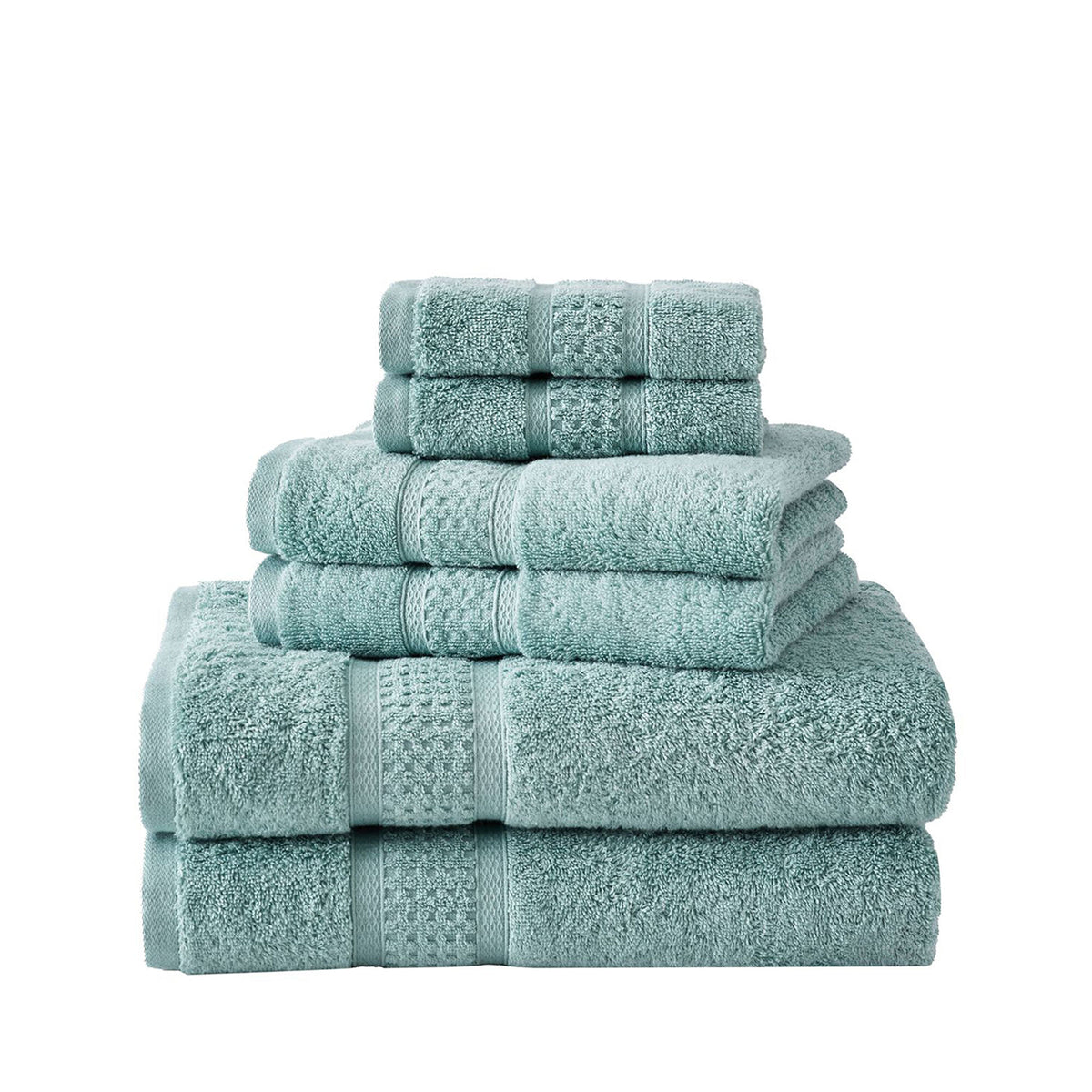 Nautica Oceane Turquoise 6-Piece Antibacterial Towel Set Multi
