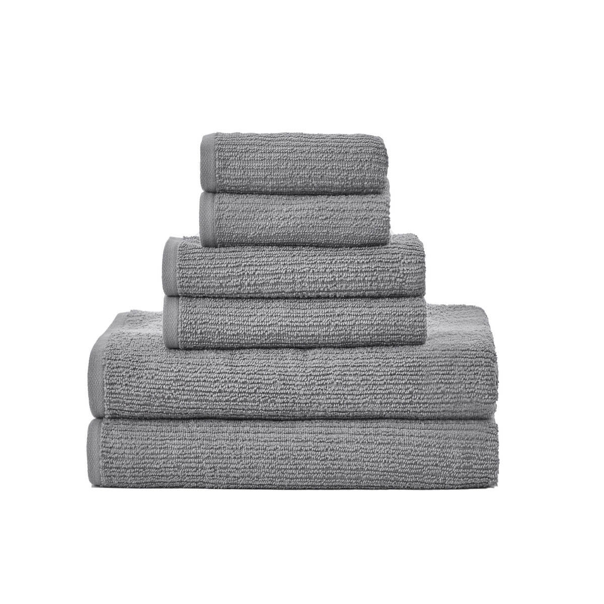 Nautica Brookwater Towel Set Mist Heather