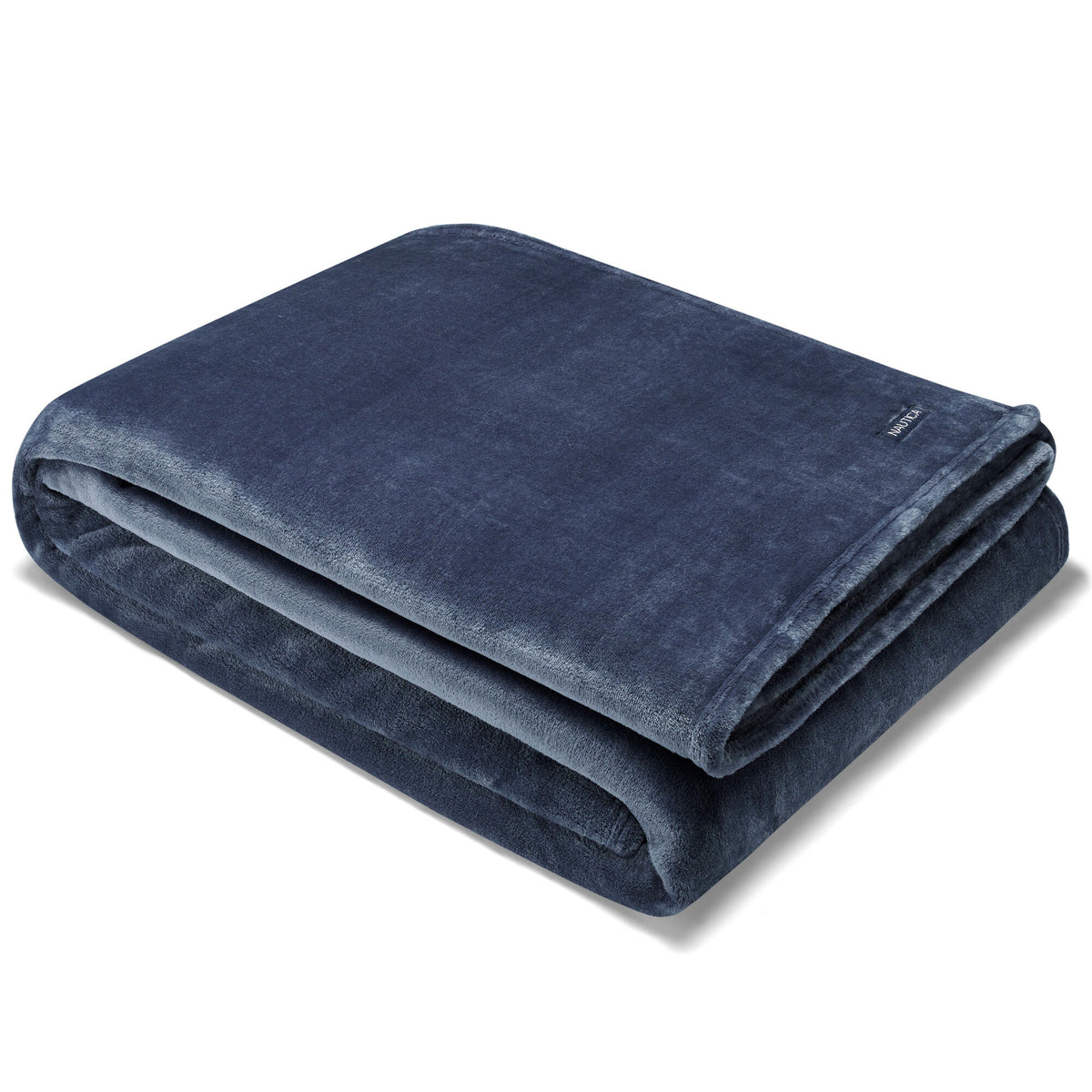 Nautica Captains Ultra Soft Plush King Blanket In Blue Navy