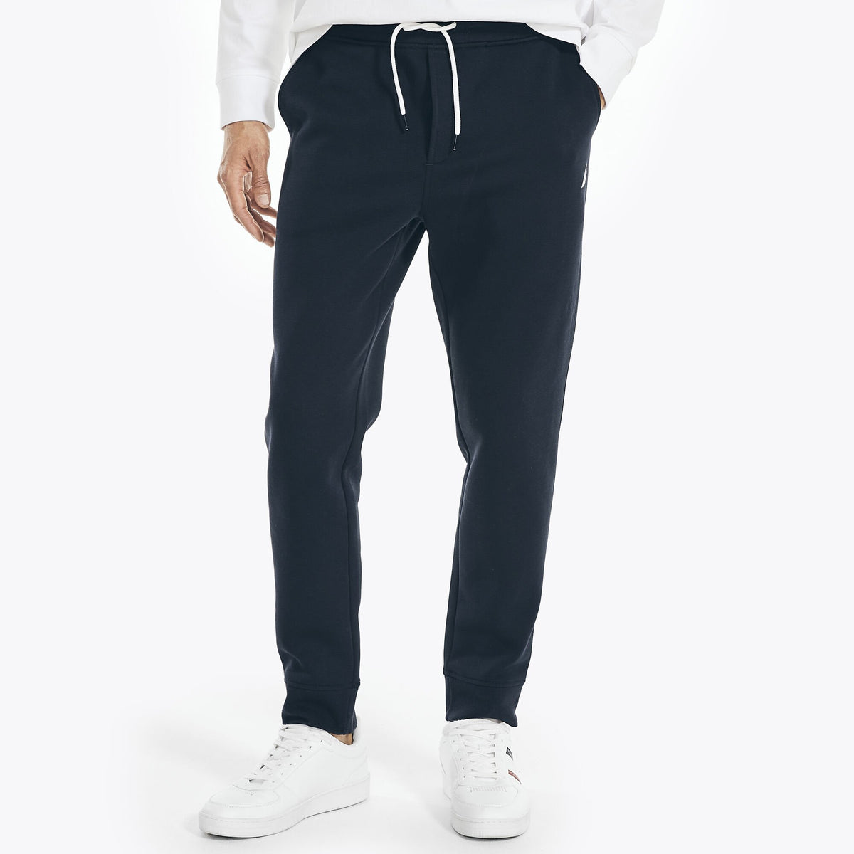 Nautica Men's Big & Tall Fleece Jogger Navy