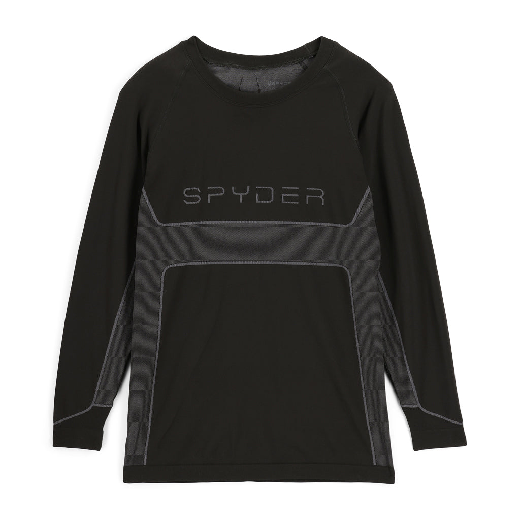Spyder Momentum Top Ski Base Layer Top Black