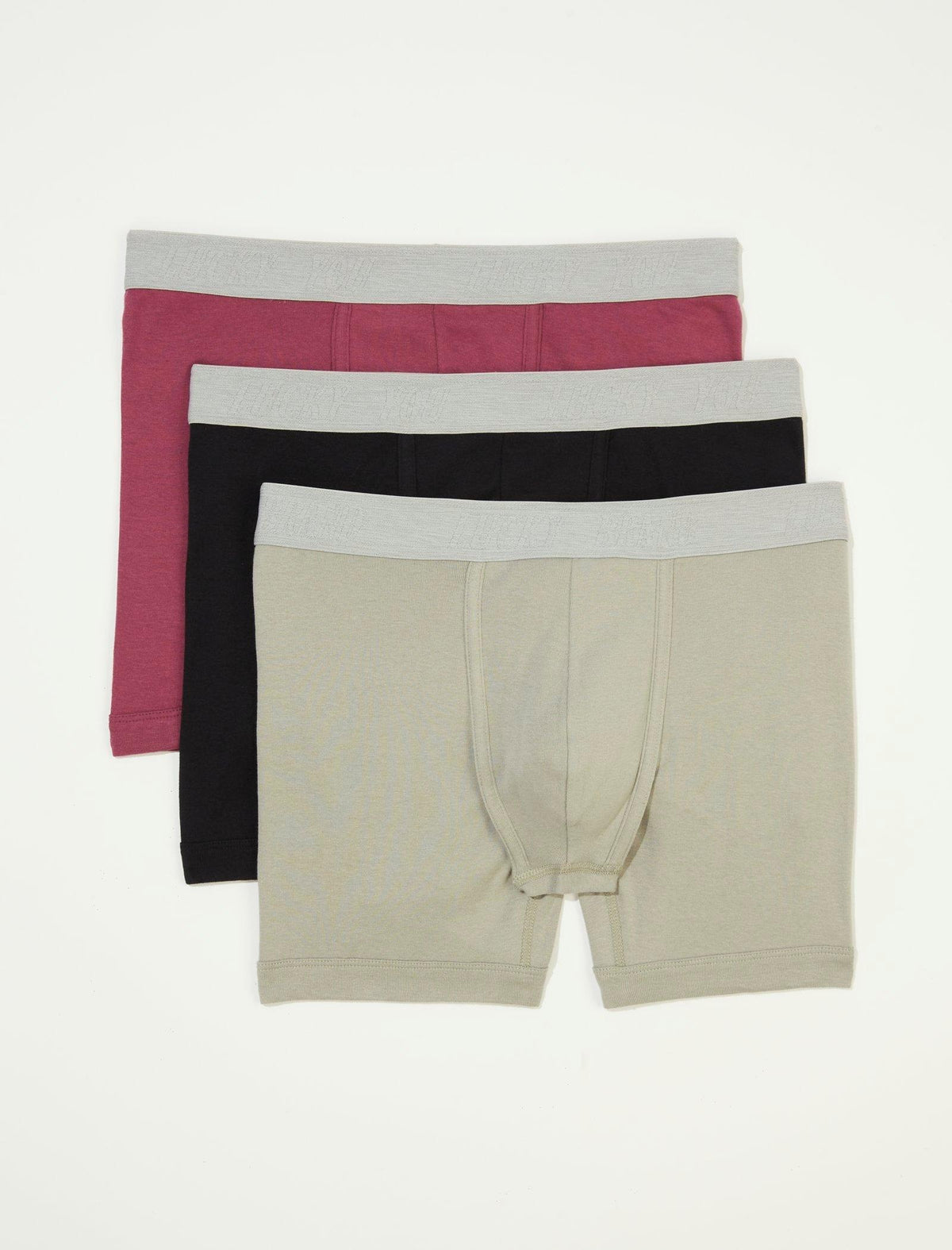 Lucky Brand 3 Pack Cotton Modal Boxer Multi