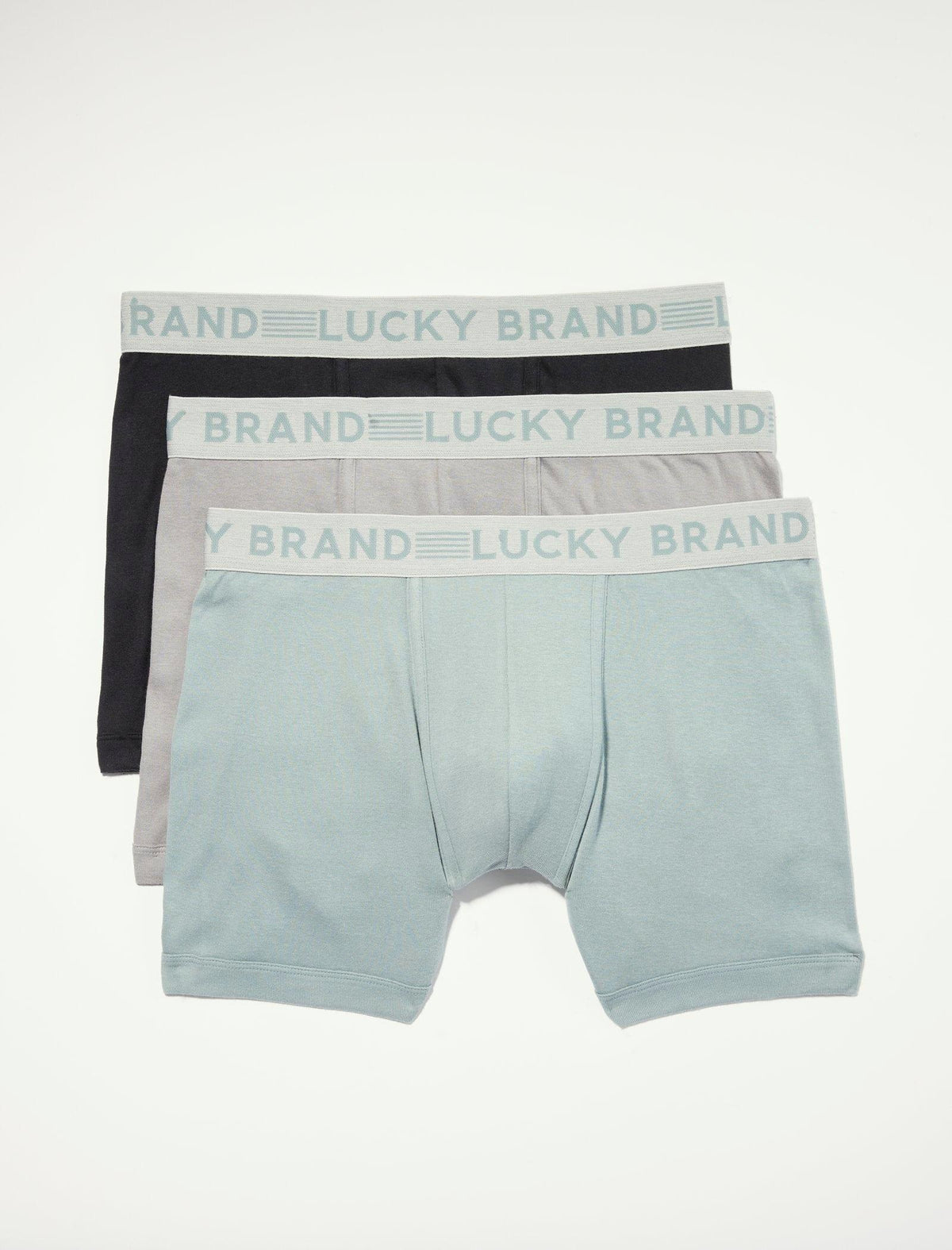Lucky Brand 3 Pack Cotton Modal Boxer Briefs Multi