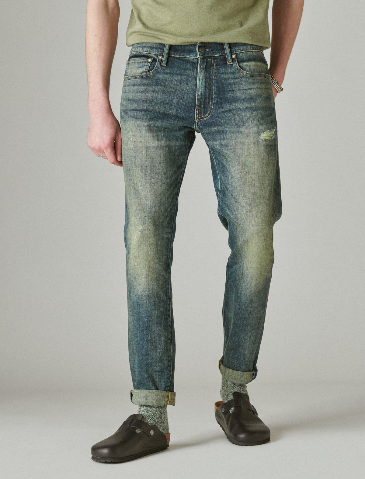 Lucky Brand 412 Athletic Slim Marsh