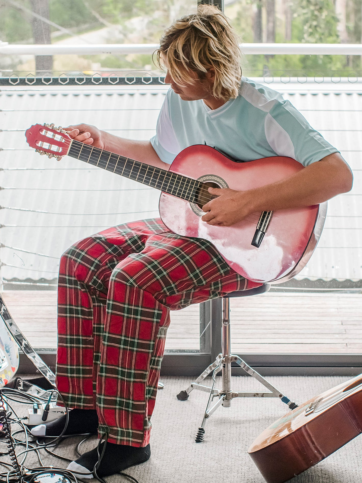 Volcom Entertainment Noa Deane Men's Pants Plaid