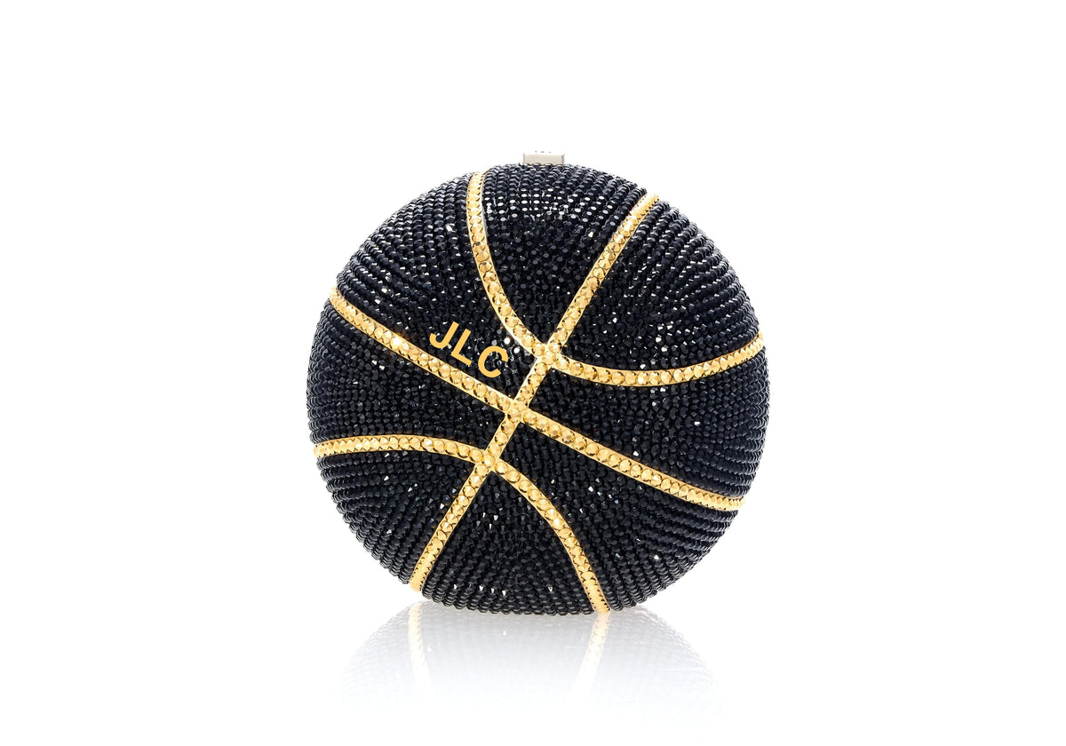 Judith Leiber Couture Judith Leiber Bespoke Basketball Clutch Jet