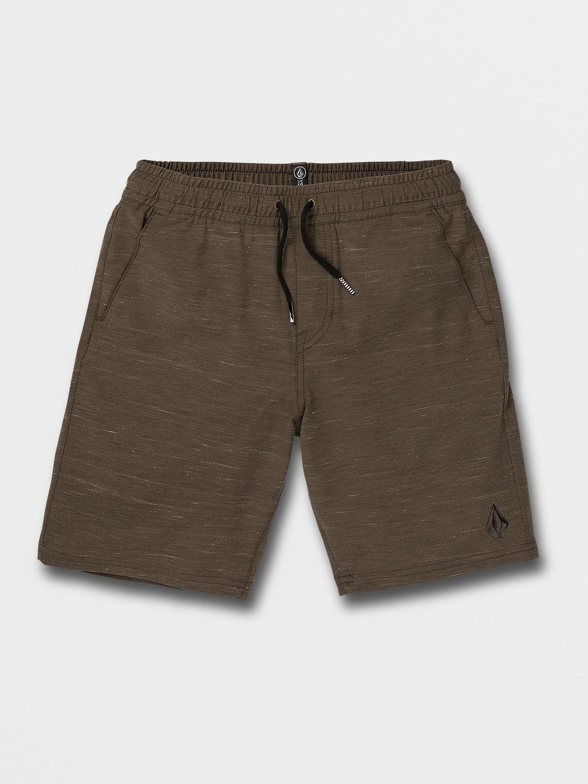 Volcom Understoned Elastic Waist Hybrid Boys Shorts (Age 8-14) Lead