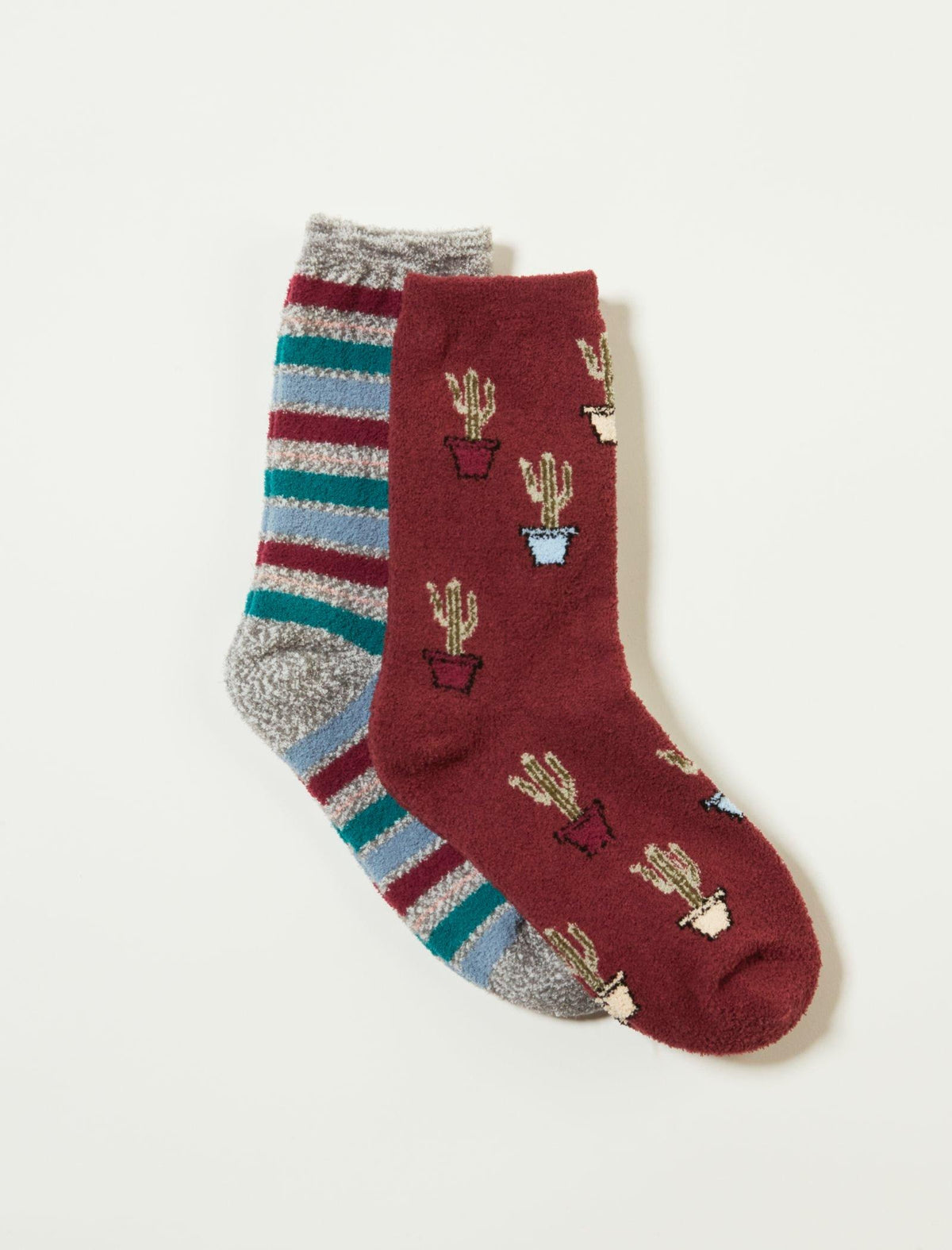 Lucky Brand Cactus Sock Pack Grey Multi