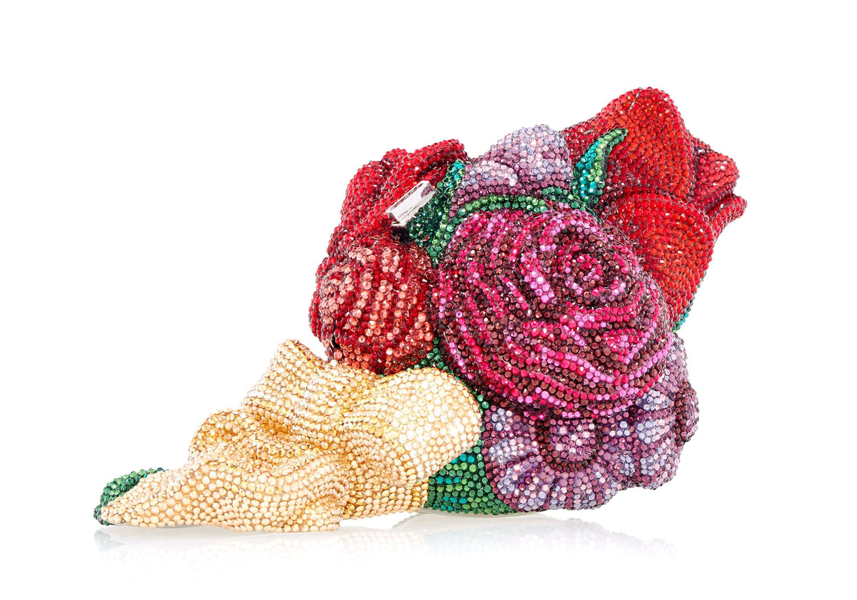 Judith Leiber Couture Corsage Red Roses