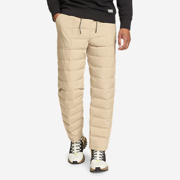 Eddie Bauer EBTek Down Pants - Light Khaki