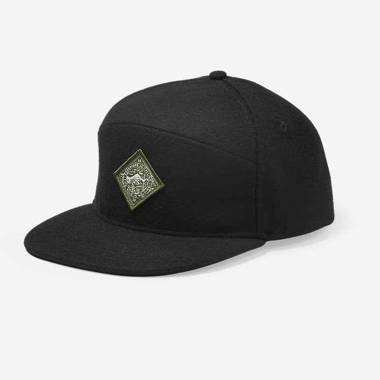 Eddie Bauer Graphic Wool-Blend 5-Panel Cap - Burnt Orange