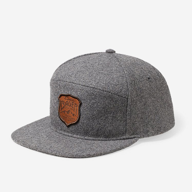 Eddie Bauer Graphic Wool-Blend 5-Panel Cap - Grey