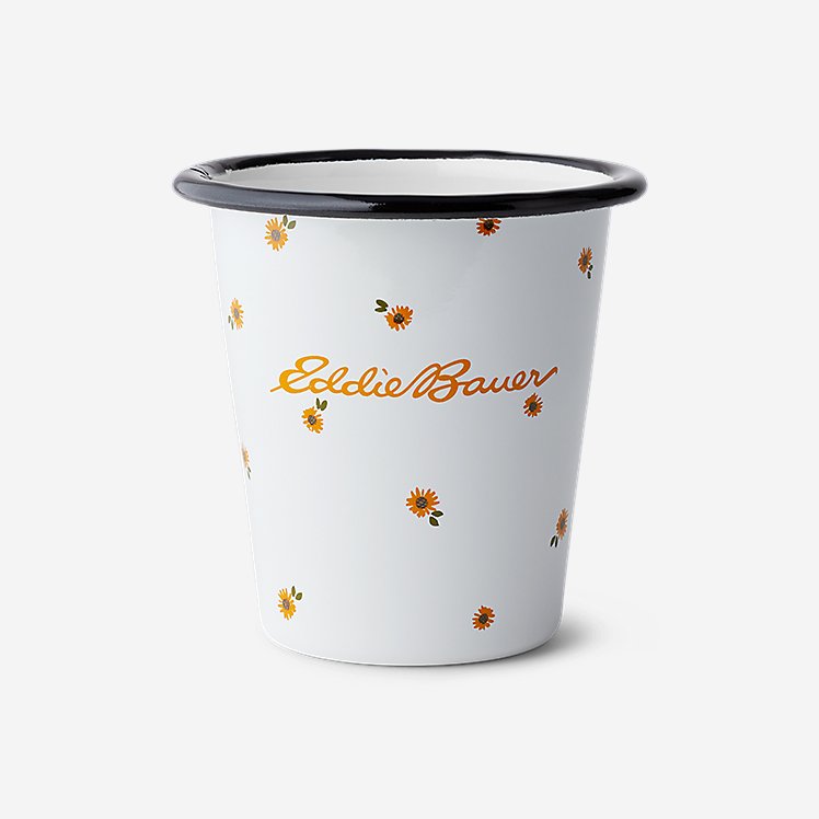 Eddie Bauer 10-Oz Enamel Tumbler - Ivory
