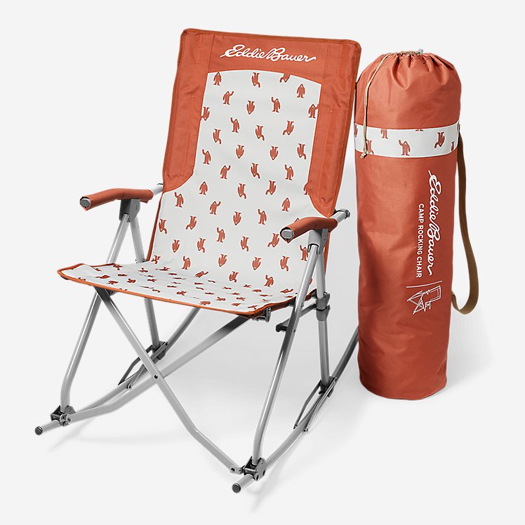 Eddie Bauer Camp Rocking Chair Cement