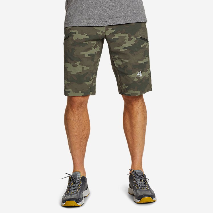 Eddie Bauer Men's Guide Pro Hiking Shorts - Print - Camo