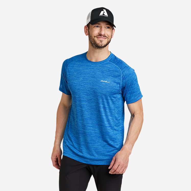 Eddie Bauer Men's Resolution Short-Sleeve T-Shirt - Sapphire