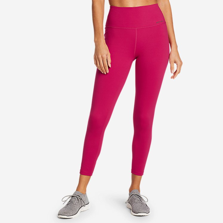 Eddie Bauer Women's Movement Lux High-Rise 7/8-Length Leggings - Magenta