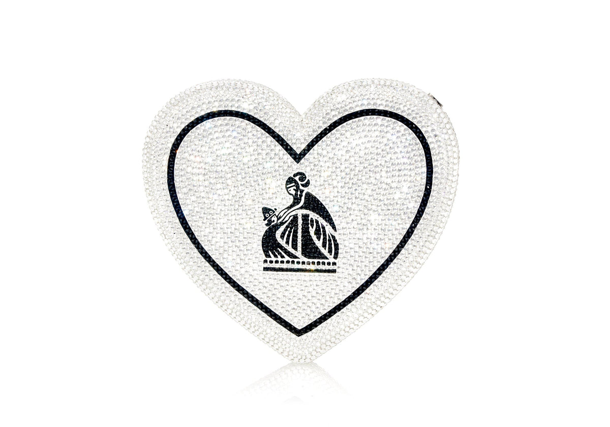 Judith Leiber Couture Coeur Logo Bag:  x Lanvin