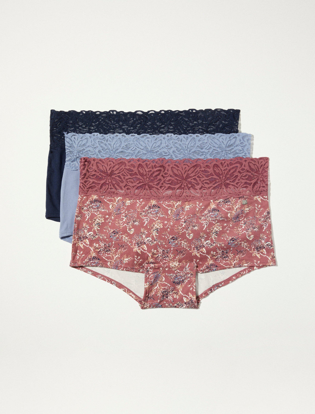 Lucky Brand Lace Boyshort Medium Light Purple