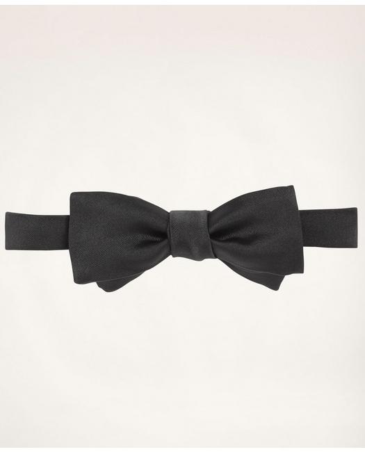 Brooks Brothers Men's Satin Square End Bow Tie Black