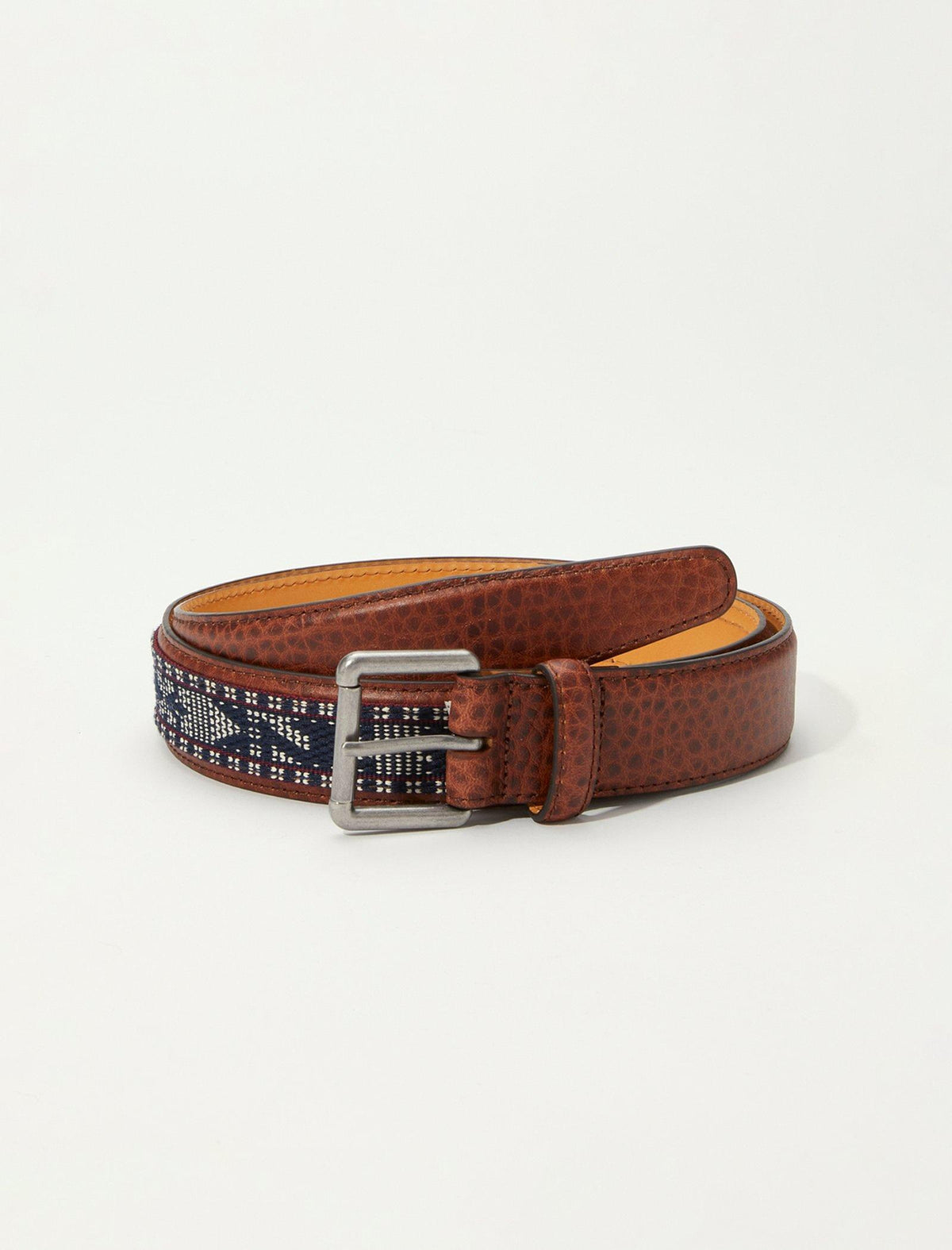 Lucky Brand Men's  Woven Leather Belt Multi