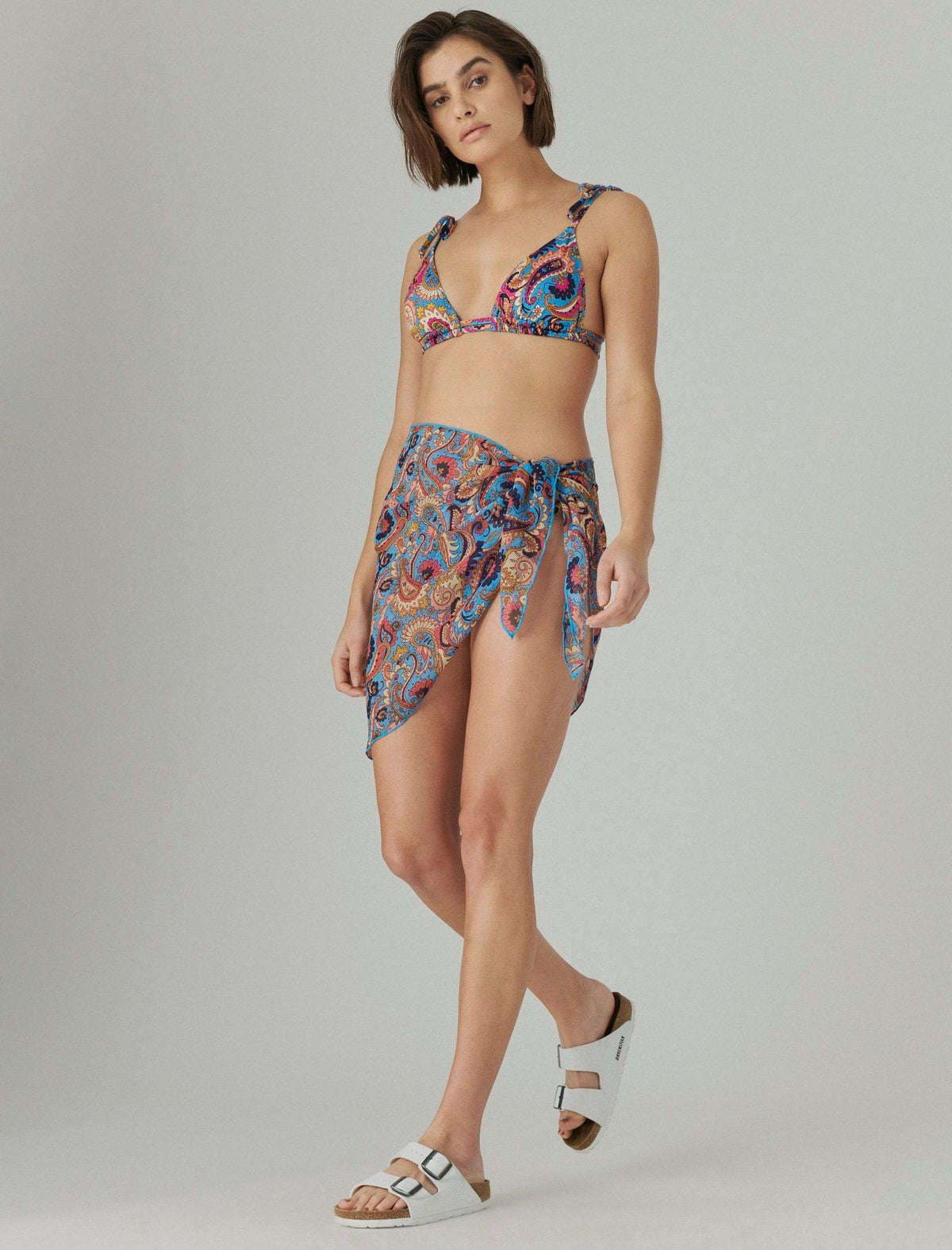 Lucky Brand Paisley Sarong Multi