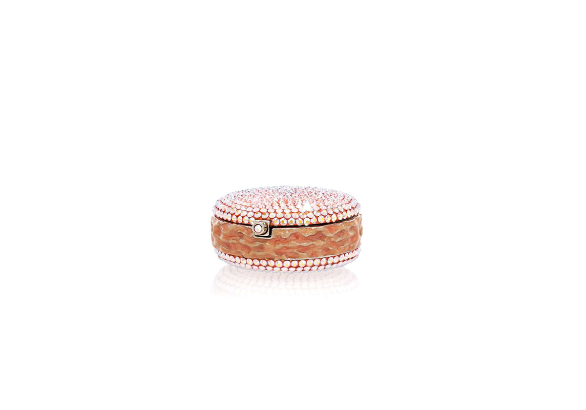 Judith Leiber Couture Judith Leiber Macaron Pillbox Orange Sorbet