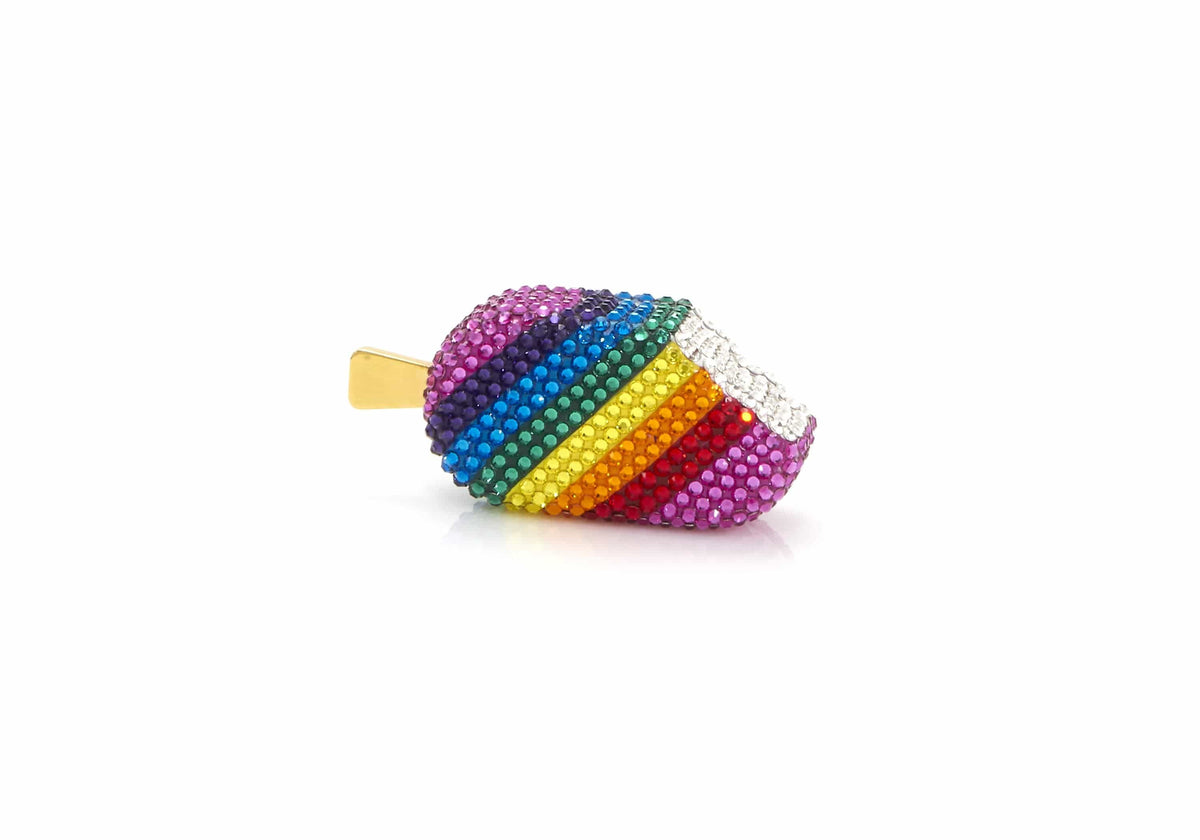 Judith Leiber Couture Judith Leiber Popsicle Pillbox Rainbow Multi