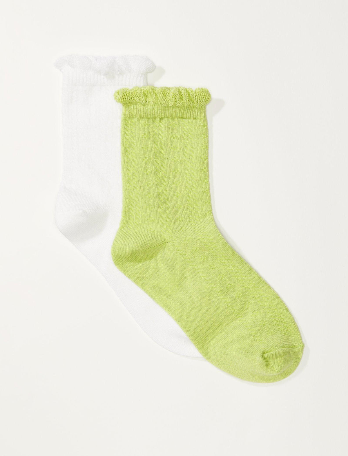 Lucky Brand Ruffle Crew Sock Pack Multi